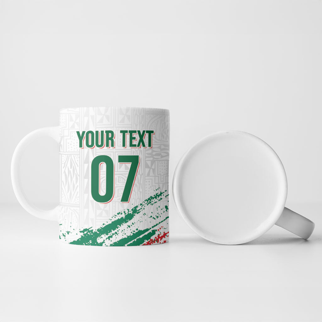 Cameroon Les Lionnes Indomptables Football Custom Ceramic Mug Toghu Pattern