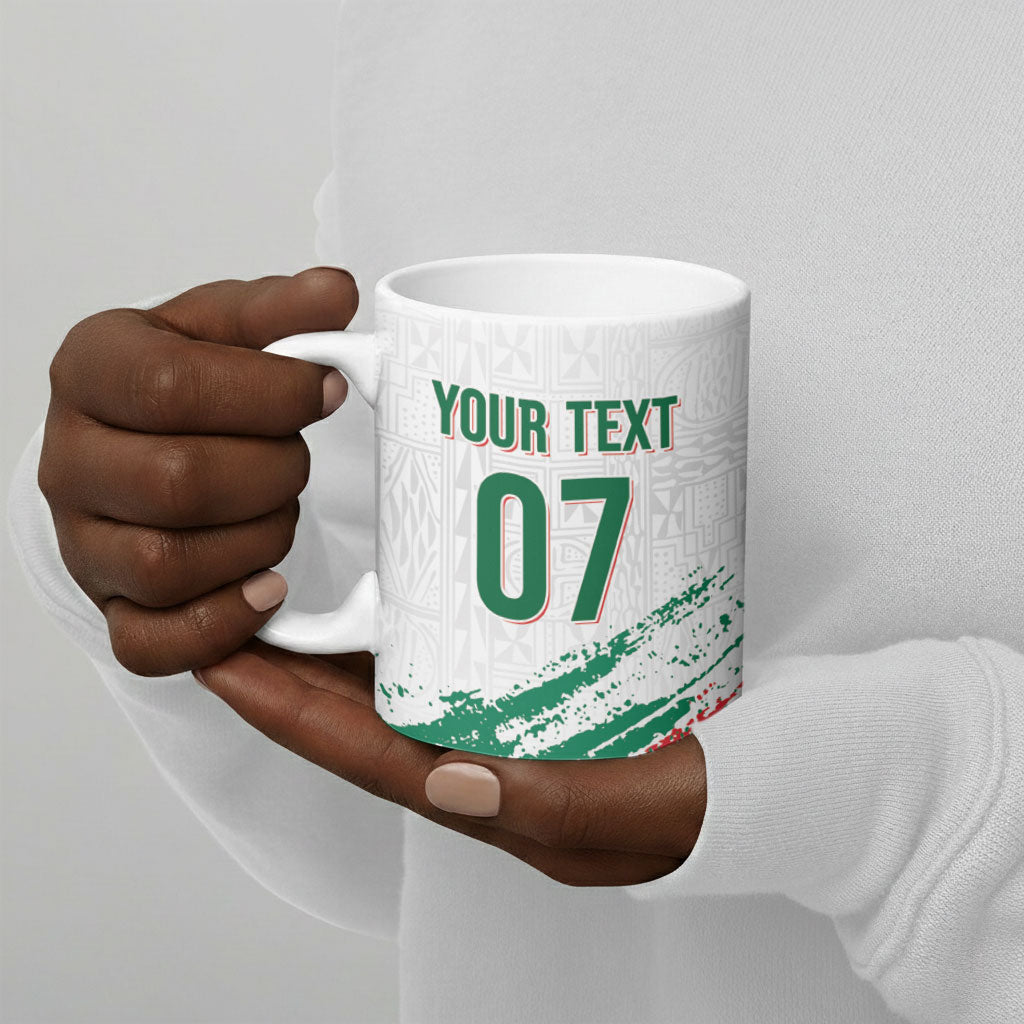 Cameroon Les Lionnes Indomptables Football Custom Ceramic Mug Toghu Pattern