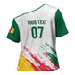 Cameroon Les Lionnes Indomptables Football Custom Cross Shoulder Shirt Toghu Pattern