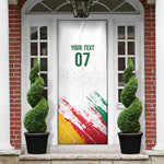 Cameroon Les Lionnes Indomptables Football Custom Door Cover Toghu Pattern