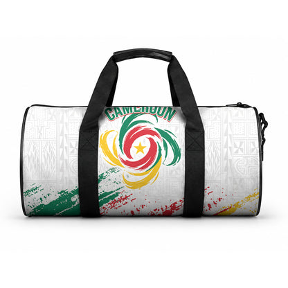 Cameroon Les Lionnes Indomptables Football Duffle Bag Toghu Pattern