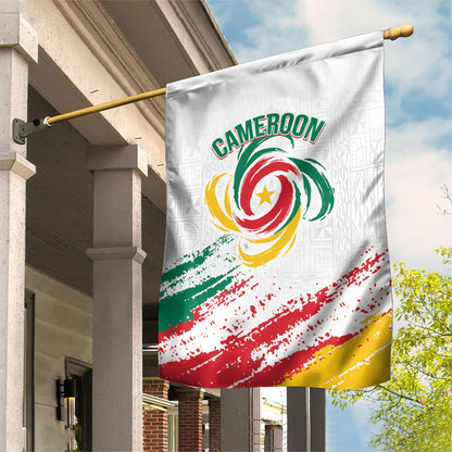 Cameroon Les Lionnes Indomptables Football Garden Flag Toghu Pattern
