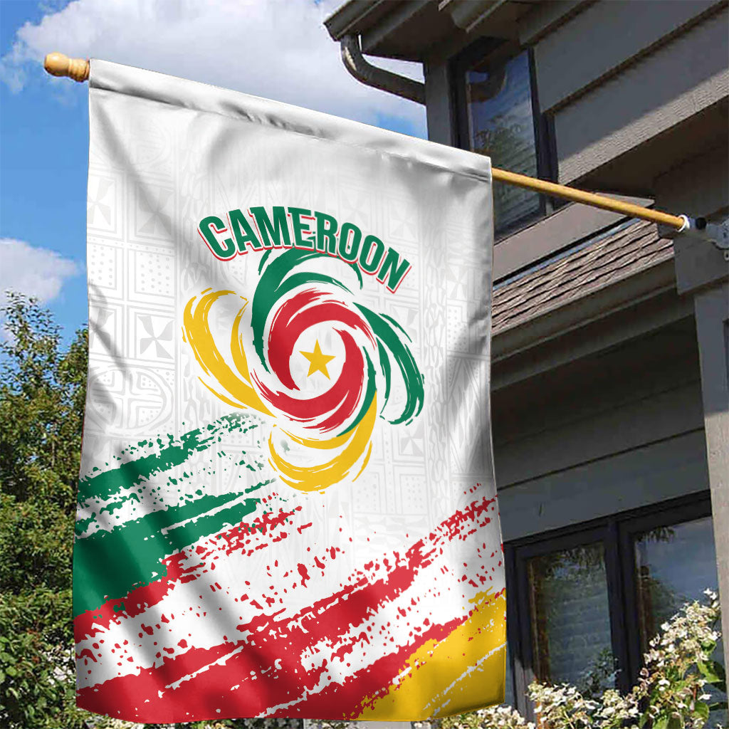 Cameroon Les Lionnes Indomptables Football Garden Flag Toghu Pattern