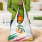 Cameroon Les Lionnes Indomptables Football Grocery Bag Toghu Pattern