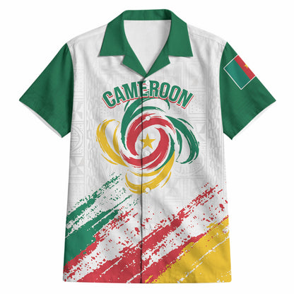 Cameroon Les Lionnes Indomptables Football Custom Hawaiian Shirt Toghu Pattern