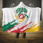 Cameroon Les Lionnes Indomptables Football Hooded Blanket Toghu Pattern