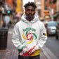 Cameroon Les Lionnes Indomptables Football Custom Hoodie Toghu Pattern