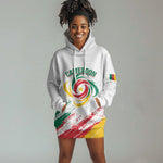 Cameroon Les Lionnes Indomptables Football Custom Hoodie Dress Toghu Pattern