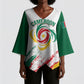 Cameroon Les Lionnes Indomptables Football Custom Kimono Sleeve Blouse Toghu Pattern