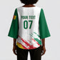 Cameroon Les Lionnes Indomptables Football Custom Kimono Sleeve Blouse Toghu Pattern