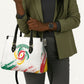 Cameroon Les Lionnes Indomptables Football Leather Bag Toghu Pattern
