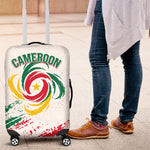 Cameroon Les Lionnes Indomptables Football Luggage Cover Toghu Pattern