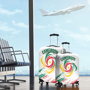 Cameroon Les Lionnes Indomptables Football Luggage Cover Toghu Pattern