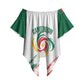 Cameroon Les Lionnes Indomptables Football Custom Off Shoulder Wrap Waist Top Toghu Pattern