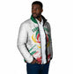 Cameroon Les Lionnes Indomptables Football Custom Padded Jacket Toghu Pattern