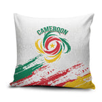 Cameroon Les Lionnes Indomptables Football Pillow Cover Toghu Pattern