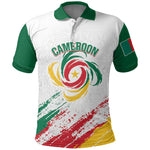 Cameroon Les Lionnes Indomptables Football Custom Polo Shirt Toghu Pattern