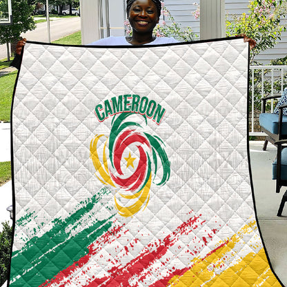 Cameroon Les Lionnes Indomptables Football Quilt Toghu Pattern