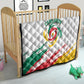 Cameroon Les Lionnes Indomptables Football Quilt Toghu Pattern