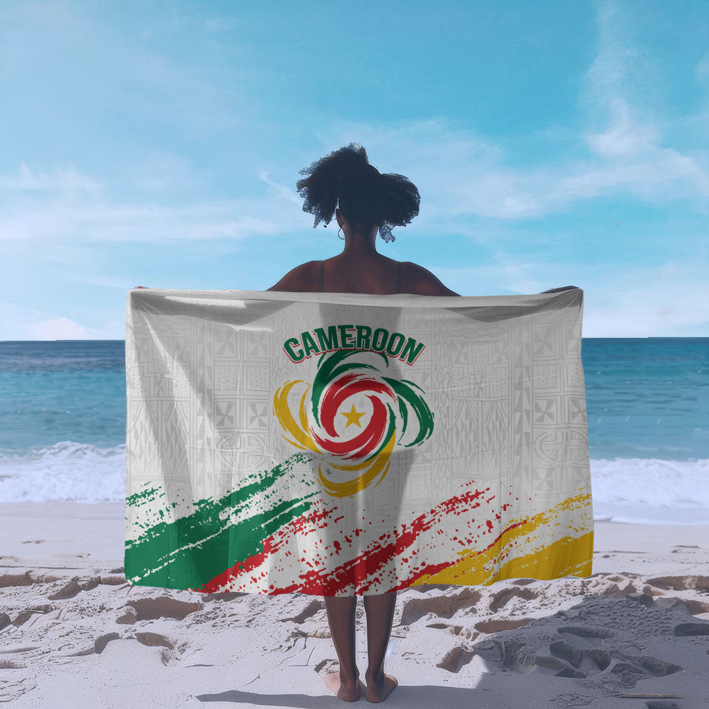 Cameroon Les Lionnes Indomptables Football Sarong Toghu Pattern