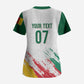Cameroon Les Lionnes Indomptables Football Custom Scrub Top Toghu Pattern