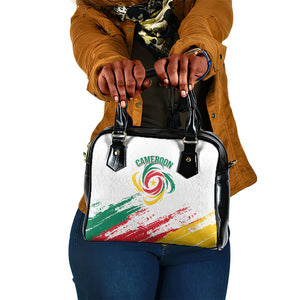 Cameroon Les Lionnes Indomptables Football Shoulder Handbag Toghu Pattern