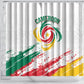 Cameroon Les Lionnes Indomptables Football Shower Curtain Toghu Pattern