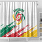 Cameroon Les Lionnes Indomptables Football Shower Curtain Toghu Pattern