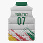 Cameroon Les Lionnes Indomptables Football Custom Sleeveless Puffer Jacket Toghu Pattern