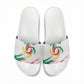 Cameroon Les Lionnes Indomptables Football Slide Sandals Toghu Pattern