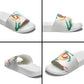 Cameroon Les Lionnes Indomptables Football Slide Sandals Toghu Pattern
