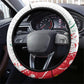 Cameroon Les Lionnes Indomptables Football Steering Wheel Cover Toghu Pattern