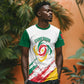 Cameroon Les Lionnes Indomptables Football Custom T shirt Toghu Pattern