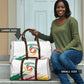 Cameroon Les Lionnes Indomptables Football Travel Bag Toghu Pattern