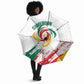 Cameroon Les Lionnes Indomptables Football Umbrella Toghu Pattern