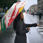 Cameroon Les Lionnes Indomptables Football Umbrella Toghu Pattern