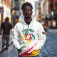 Cameroon Les Lionnes Indomptables Football Custom Zip Hoodie Toghu Pattern