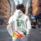 Cameroon Les Lionnes Indomptables Football Custom Zip Hoodie Toghu Pattern