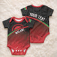 Malawi Football Personalized Blazing Fires Baby Onesie Scorchers Fighting