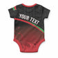 Malawi Football Personalized Blazing Fires Baby Onesie Scorchers Fighting