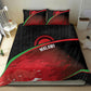 Malawi Football Blazing Fires Bedding Set Scorchers Fighting