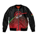 Malawi Football Personalized Blazing Fires Bomber Jacket Scorchers Fighting