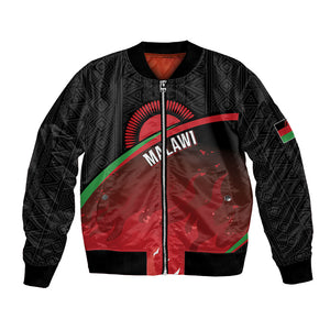 Malawi Football Personalized Blazing Fires Bomber Jacket Scorchers Fighting