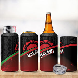 Malawi Football Blazing Fires 4 in 1 Can Cooler Tumbler Scorchers Fighting