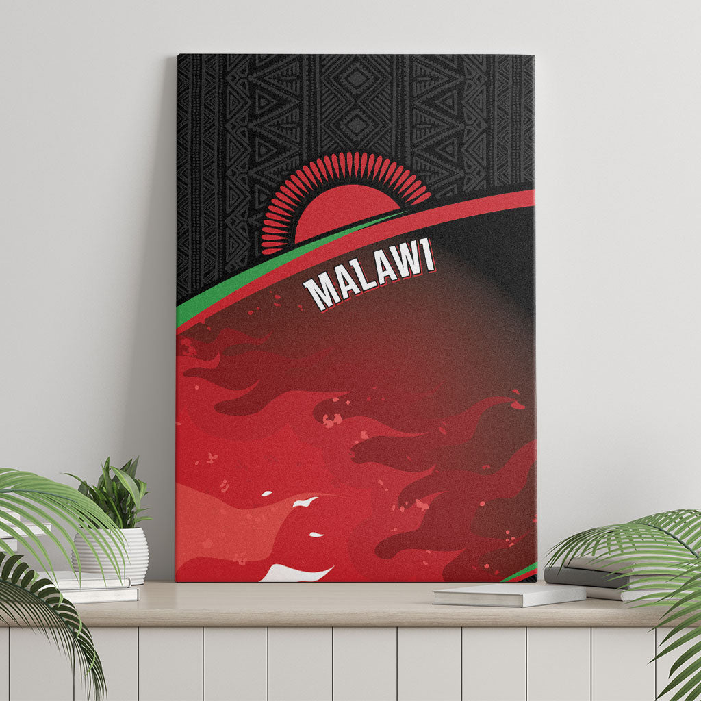 Malawi Football Blazing Fires Canvas Wall Art Scorchers Fighting