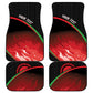 Malawi Football Personalized Blazing Fires Car Mats Scorchers Fighting