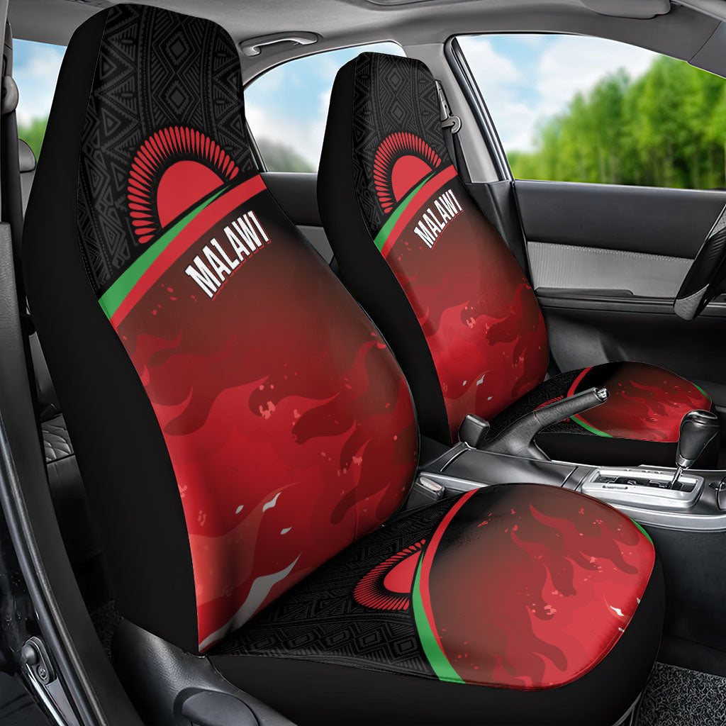 Malawi Football Blazing Fires Car Seat Cover Scorchers Fighting
