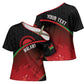 Malawi Football Personalized Blazing Fires Cross Shoulder Shirt Scorchers Fighting