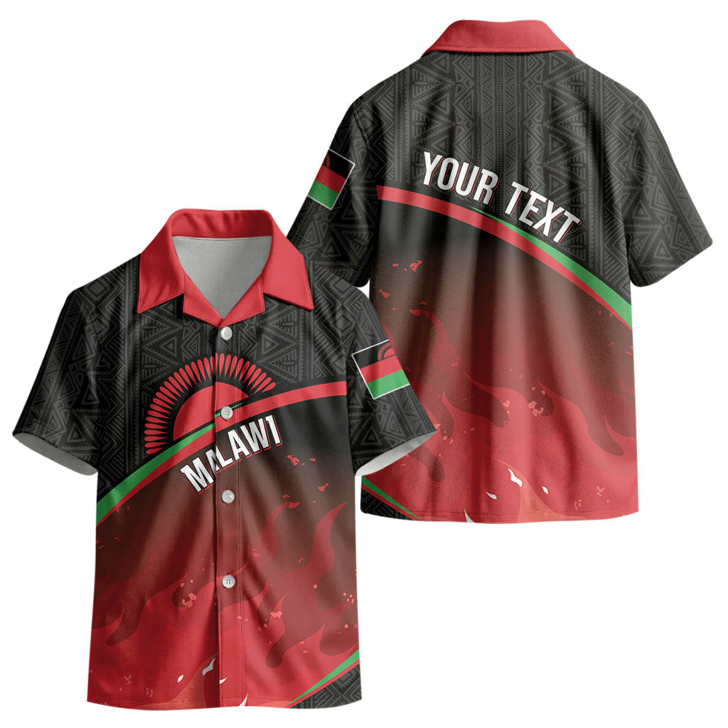 Malawi Football Personalized Blazing Fires Kid Hawaiian Shirt Scorchers Fighting