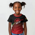Malawi Football Personalized Blazing Fires Kid T shirt Scorchers Fighting